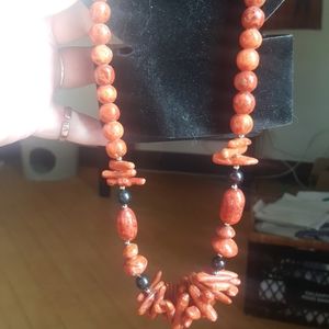 Coral 22 inch necklace